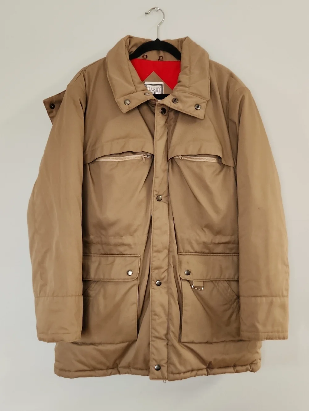 Hardy Amies Vintage Puffer Down Jacket Men's Size L